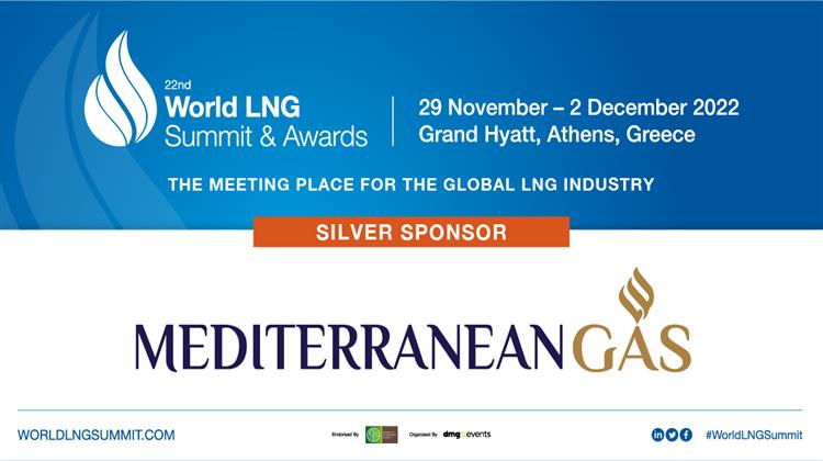 Αργυρός Χορηγός του 22ου World LNG Summit & Awards η Mediterranean Gas